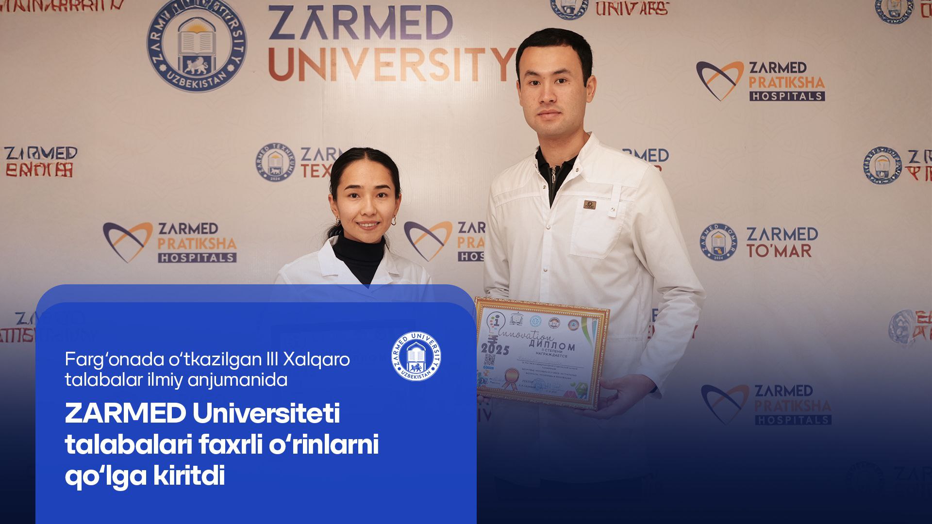 Winner at Intl. Student Sci. Conf.